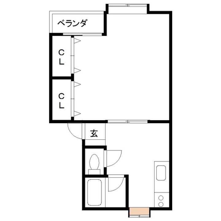 ハイツユートピア Iの間取り