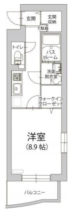 クーチャ 万願寺の間取り