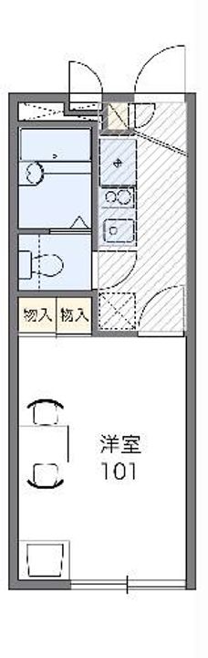 レオパレスリブラの間取り
