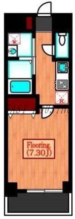 東京都渋谷区富ヶ谷1(マンション)の賃貸物件の間取り