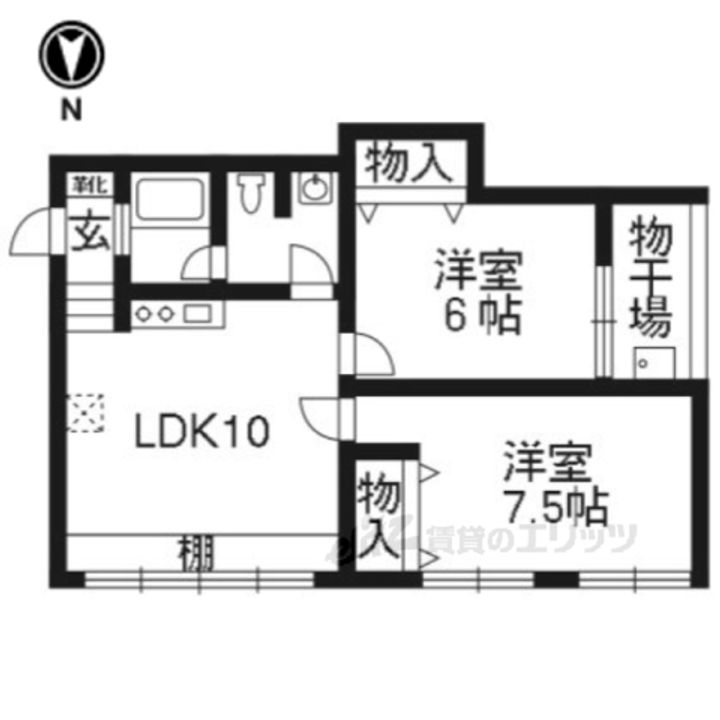 KGマンションの間取り