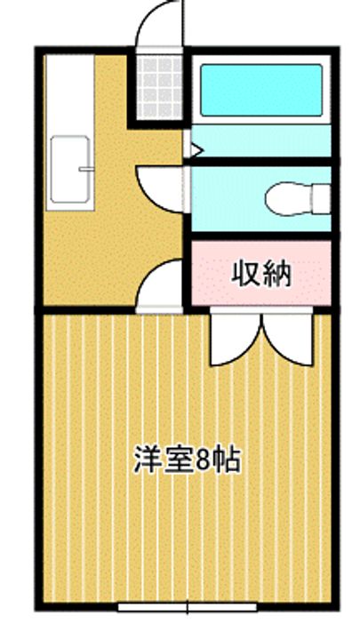 木徳ハイツの間取り