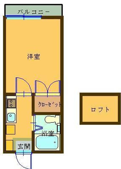 フジパレス熊谷壱番館の間取り
