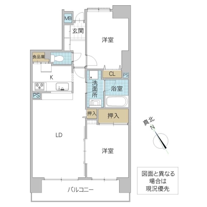 セレナハイム水戸南町の間取り