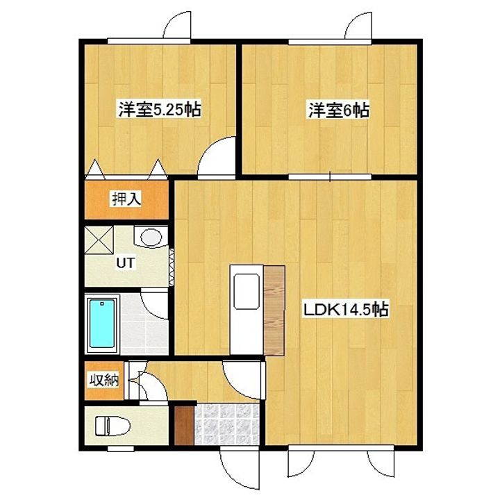 コーポTAR1の間取り