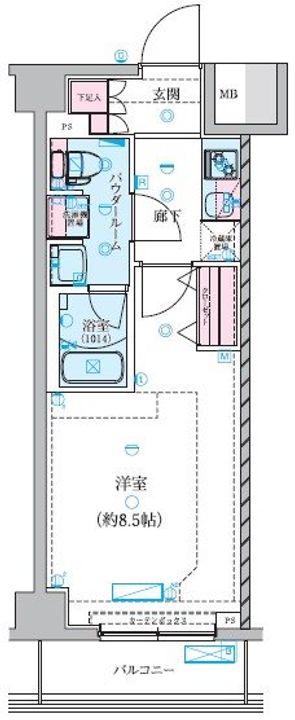 ジェノヴィア川崎鈴木町スカイガーデンの間取り
