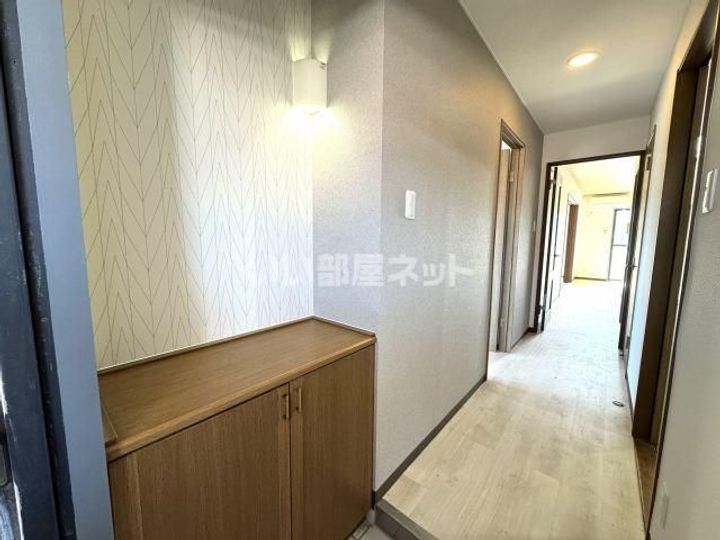 こぐまマンション久米町IIの玄関