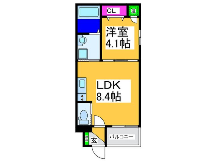 ルミナソナーレ矢田の間取り