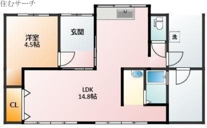 三重県四日市市中川原2(一戸建)の賃貸物件の間取り