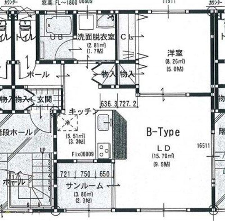 ベルポストMの間取り