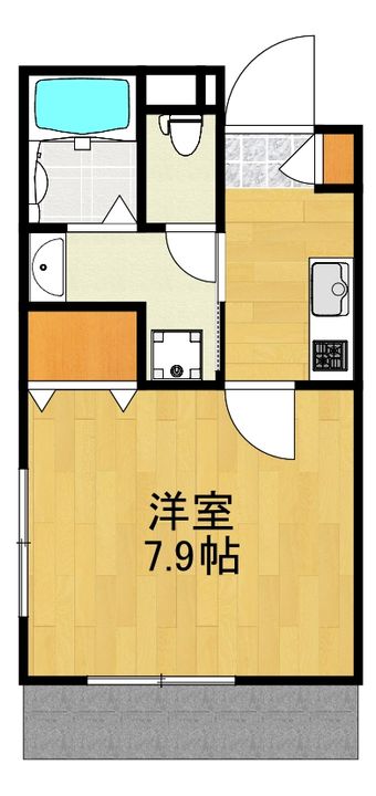 クオン多摩川の間取り