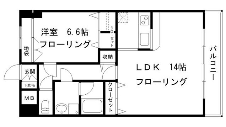 第6シャルム西馬込の間取り
