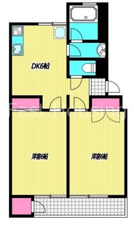 東京都中野区上鷺宮2(マンション)の賃貸物件の間取り