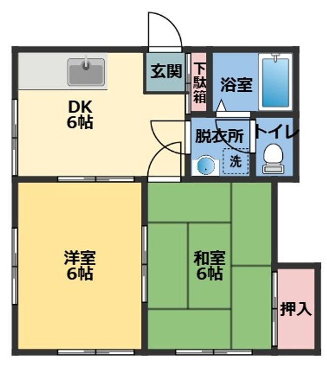 グリーンエステートBの間取り