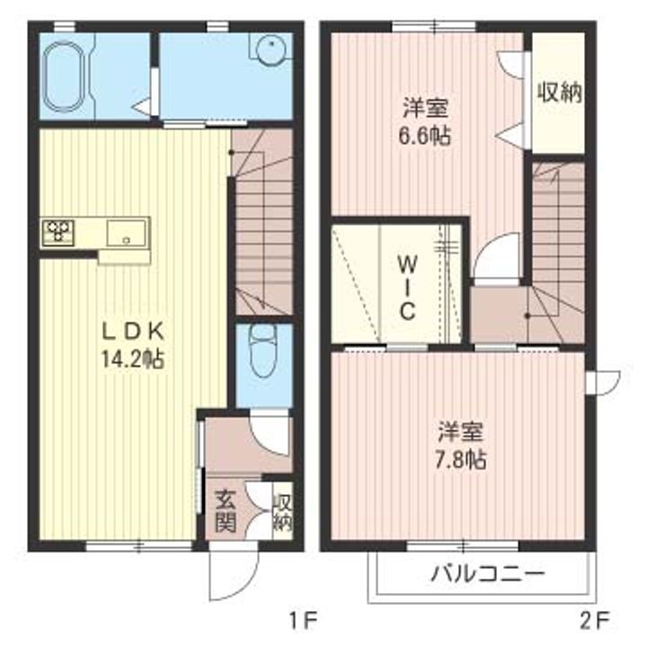 栃木県宇都宮市陽南4(一戸建)の賃貸物件の間取り