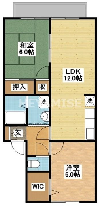 カムール花園の間取り