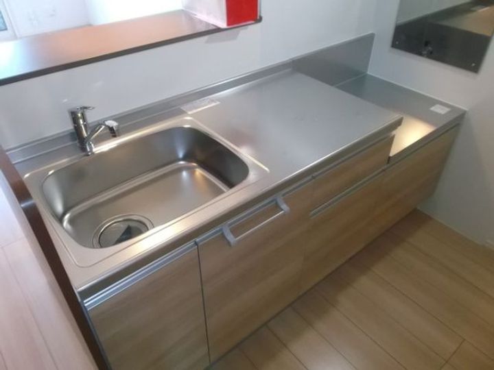 福島県いわき市小名浜野田字田中(アパート)の賃貸物件のキッチン