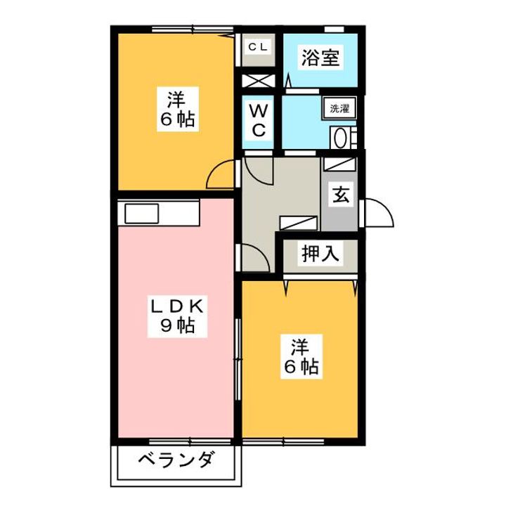 メゾンクレールの間取り