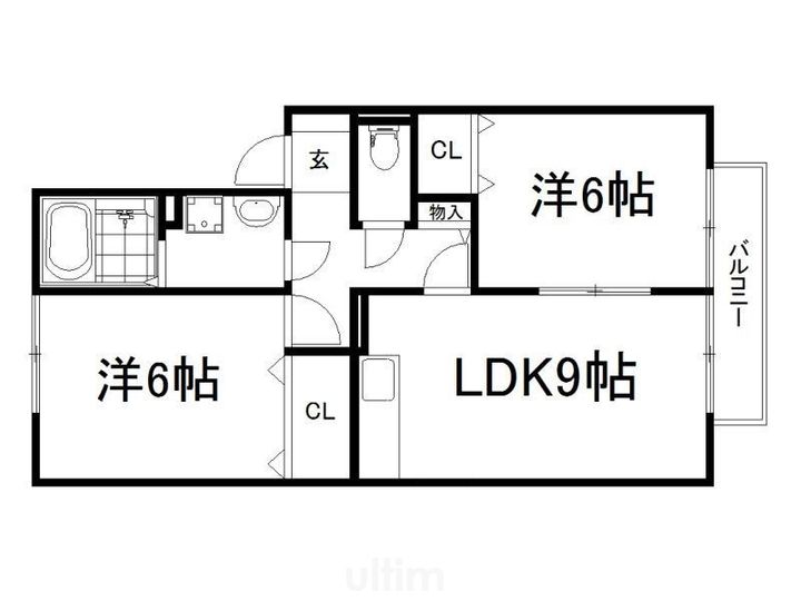 セジュール妙楽の間取り