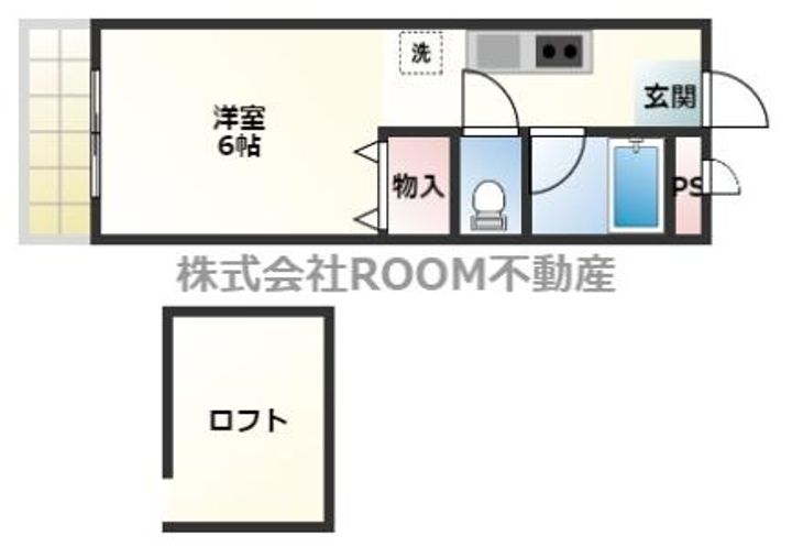 メイプルコート一万城の間取り