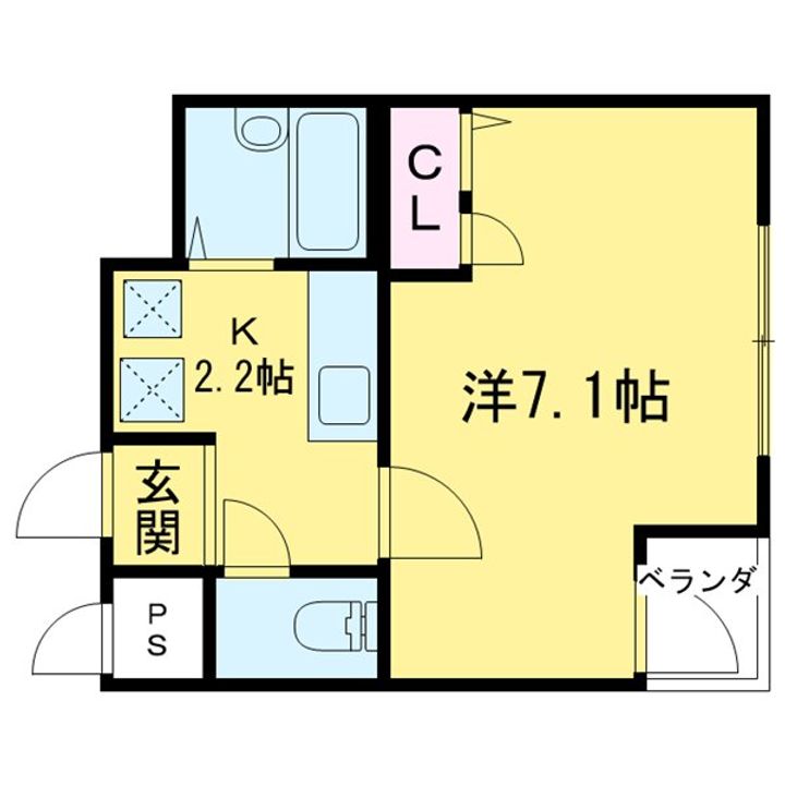 ブライトコート幡ヶ谷の間取り