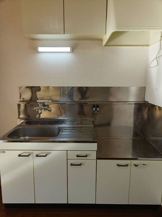 新潟県新潟市秋葉区下興野(アパート)の賃貸物件のキッチン