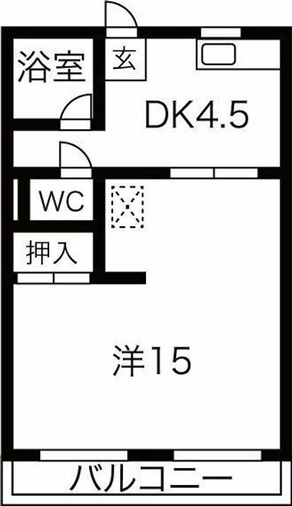 サンマンション本山の間取り