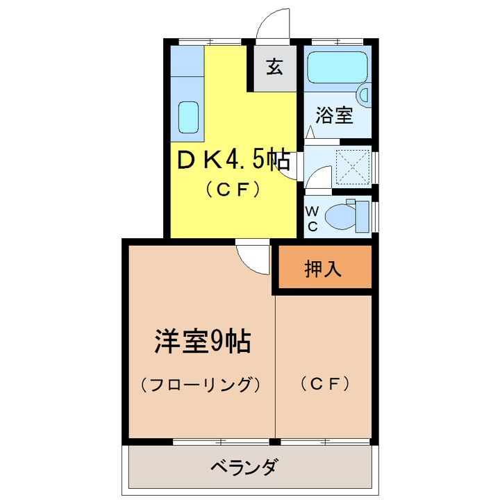 東浜ビルの間取り