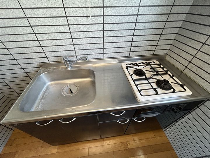 熊本県菊池市泗水町吉富(アパート)の賃貸物件のキッチン