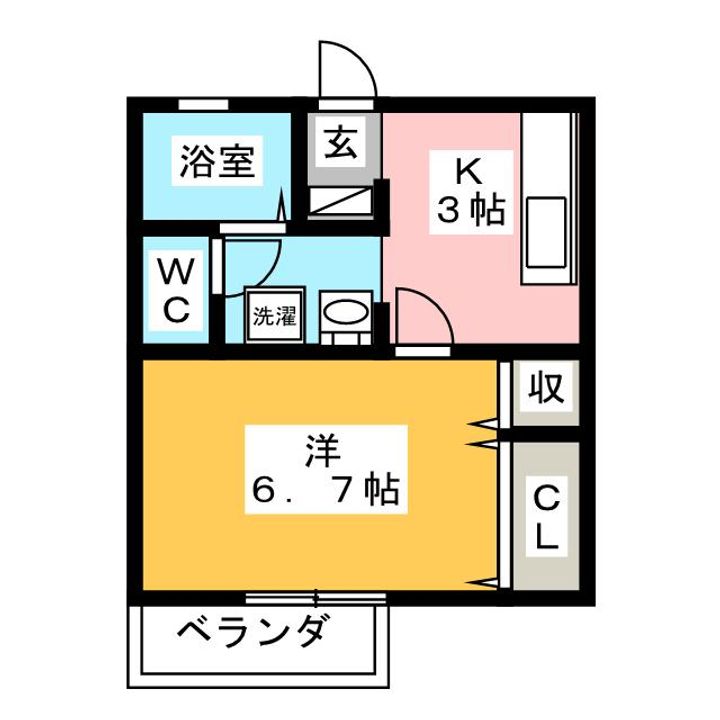 Fontana(フォンターナ)の間取り