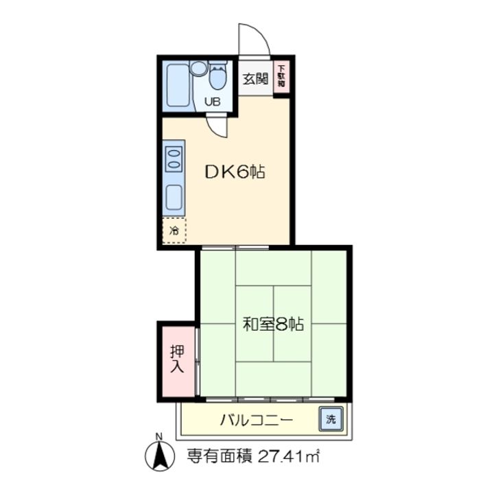 三久ハイツ奥戸の間取り