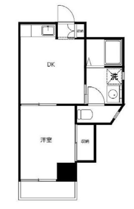 東京都練馬区豊玉上2(マンション)の賃貸物件の間取り