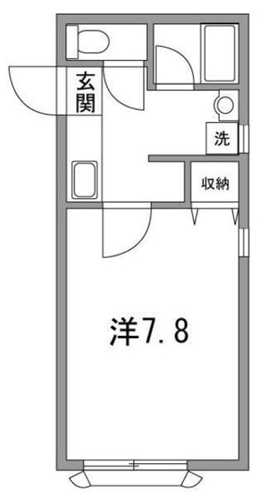 コンフォート赤坂1の間取り