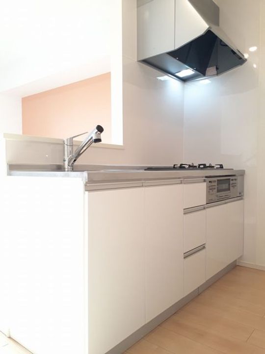 福島県福島市宮代字田中前(アパート)の賃貸物件のキッチン