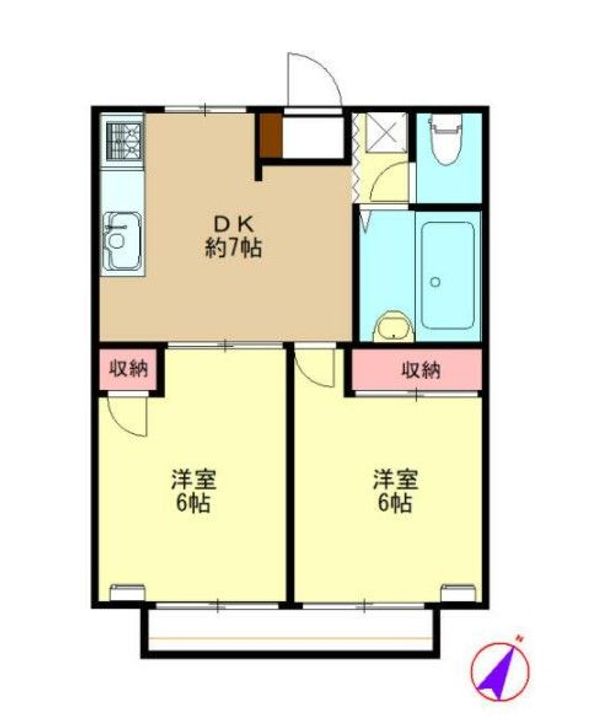 小川ハイツの間取り