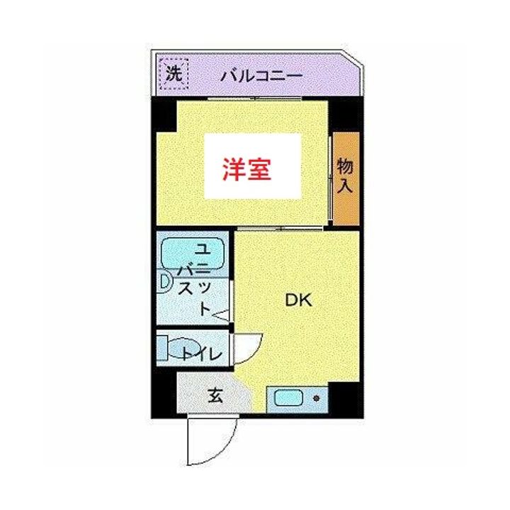 神奈川県川崎市川崎区本町2(マンション)の賃貸物件の間取り