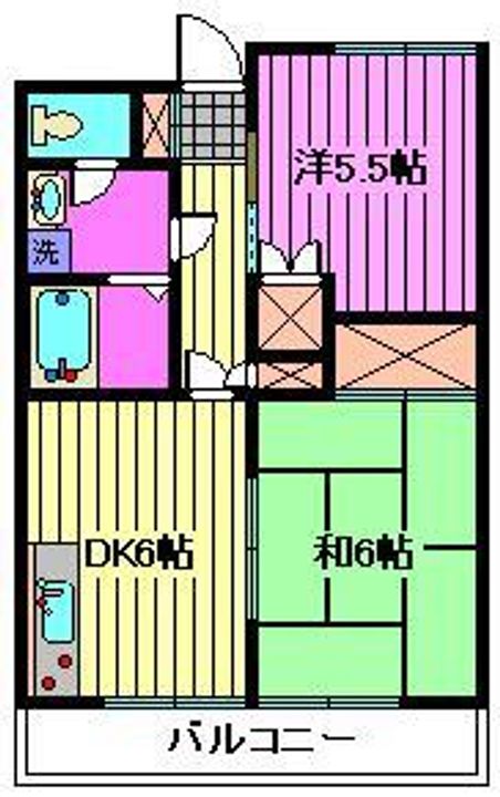 奈良町ハイツの間取り