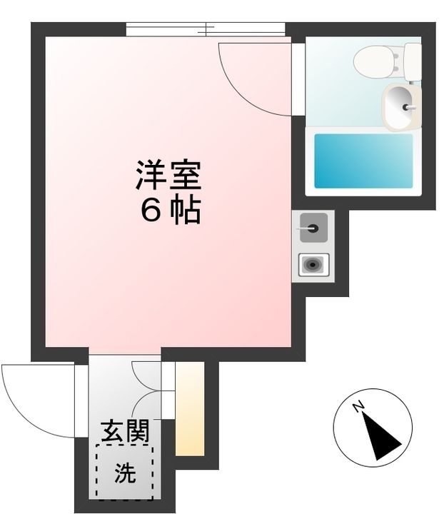 東京都品川区西五反田4(アパート)の賃貸物件の間取り
