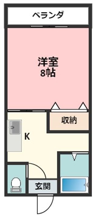 メゾン悠遊の間取り