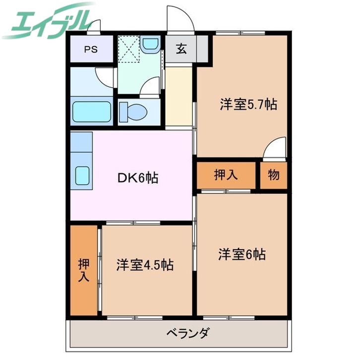 第三セントラルビルの間取り