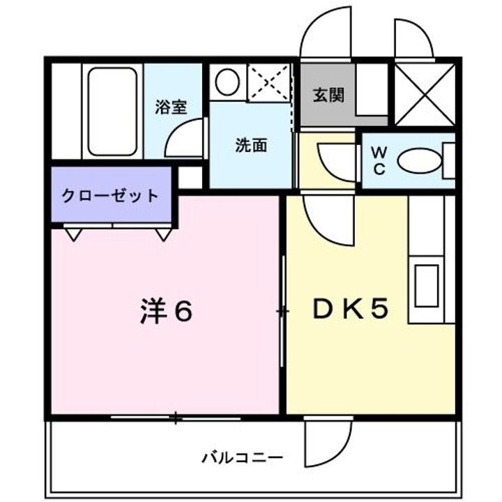 大阪府大阪狭山市茱萸木3(マンション)の賃貸物件の間取り