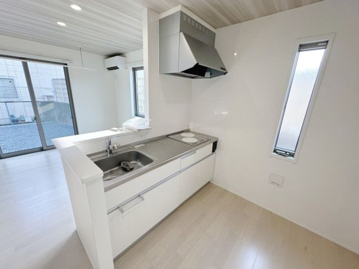 栃木県宇都宮市平松本町(一戸建)の賃貸物件のキッチン