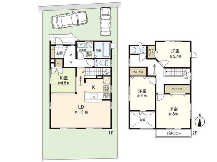 宮城県仙台市青葉区錦町1(一戸建)の賃貸物件の間取り