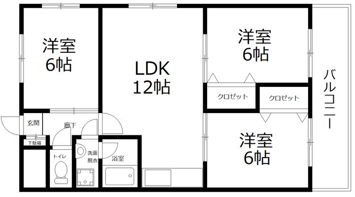 チェリーヒルズ広島の間取り