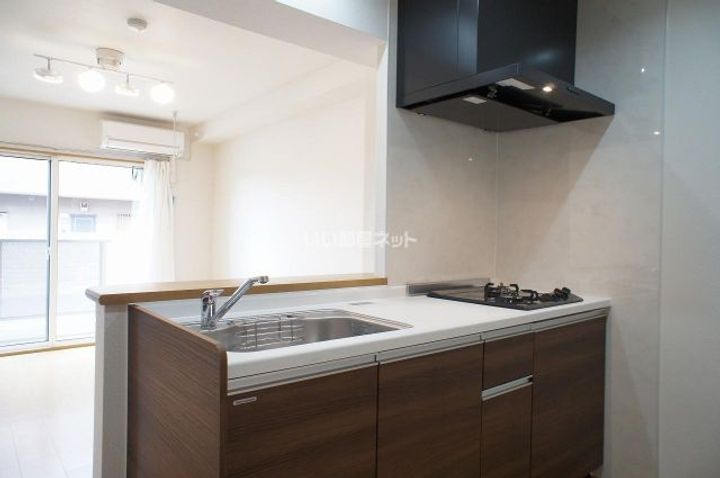 栃木県小山市大字小山(マンション)の賃貸物件のキッチン