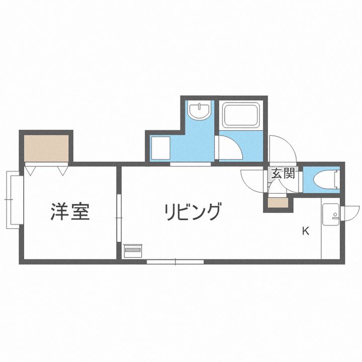ホープ麻生6の間取り
