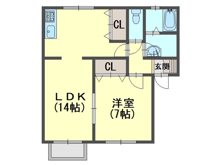 小沢ハイツの間取り