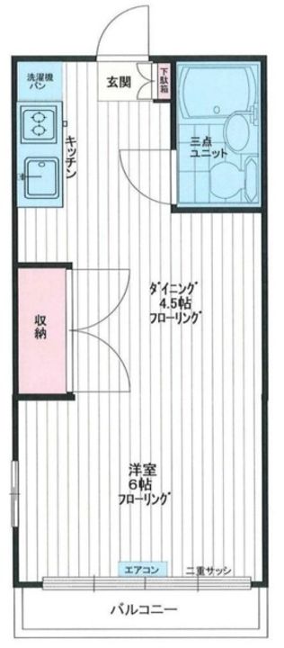 共栄ハウスの間取り