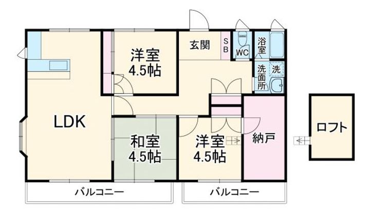ハイツポエムの間取り