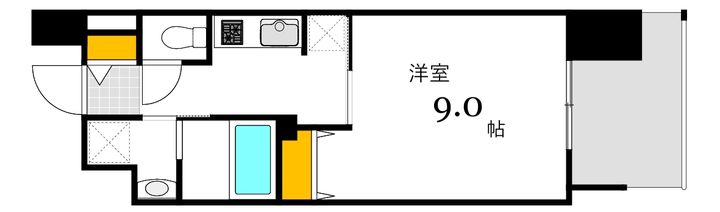 プライマル広島駅の間取り